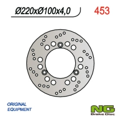 NG453 tarcza hamulcowa PRZÓD SUZUKI BURGMAN125/250 02-05 (220X100X4) 3 OTWORY SR.10,5