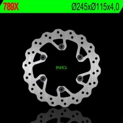 NG789X tarcza hamulcowa TYŁ YAMAHA YZ125/250 (02-18) YZF(00-18) WRF (02-20) (245X115X4) WAVE