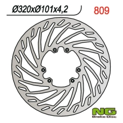 NG809 tarcza hamulcowa PRZÓD HONDA CR/CRF320 MM