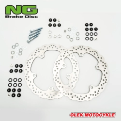 NG1046XK28 tarcza hamulcowa PRZÓD BMW R1200GS/ADV 13-18, R 1250GS/ADV 19-22, R 1300GS 22, (320X181X4,8MM) (5X14,0MM) WAV