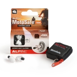 ALPINE MotoSafe TOUR VE6 stopery zatyczki motocyklowe do uszu z filtrem PARA sklep MOTORUS.PL