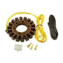 Electrex G73 stator uzwojenie alternatora Honda VT250FT Kawasaki GPX400R, GPX600R, GPZ600R, ZZR400, ZZR600 Yamaha XTZ660, XTZ750 Suzuki LTF4WD