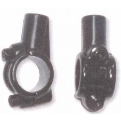 JMT uchwyt lusterka M10 lewy gwint, czarny do kierownicy 7/8 (22mm) 1 szt.