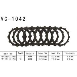 VESRAH VC-1042 komplet motocyklowych tarcz sprzęgła sklep MOTORUS.PL