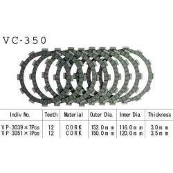 VESRAH VC-350 komplet motocyklowych tarcz sprzęgła sklep MOTORUS.PL