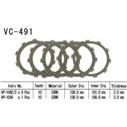 VESRAH VC-491 komplet motocyklowych tarcz sprzęgła sklep MOTORUS.PL