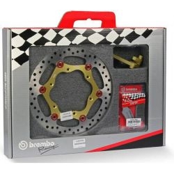 BREMBO 122.B069.21 komplet tarcza hamulcowa, adapter, klocki OVERSIZE MX, Enduro Honda CRF 250, 450