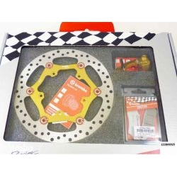 BREMBO 122.B069.25 komplet tarcza hamulcowa, adapter, klocki OVERSIZE MX, Enduro APRILIA RXV - SXV 450 - 550