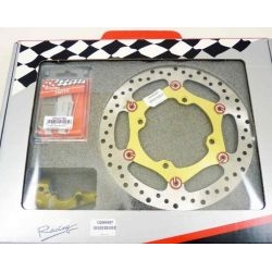 BREMBO 122.B069.27 komplet tarcza hamulcowa, adapter, klocki OVERSIZE MX, Enduro Kawasaki KX 250 - KXF 450 - KLX-R 450