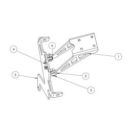 RENNER RT401 mocowanie motocyklowej tablicy rejestracyjnej YAMAHA YZFR1 07-08