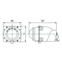 VICMA 6955 lampa reflektor przód soczewkowa uniwersalna