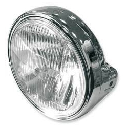 VICMA 7275 lampa reflektor przód chromowana śr.190 mm (H4 12V 60/55W + 12V 5W) MOTO GUZZI Nevada Classic/Aquila Nera 750 (09-), V7 Classic (08-), Gris