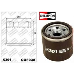 CHAMPION K301 COF038 motocyklowy filtr oleju HF138