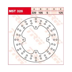 TRW MST326 tarcza hamulcowa średnica 220mm HONDA NX/FX/SLR/