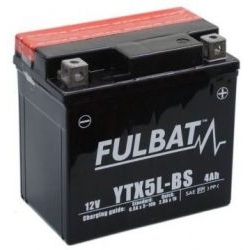 FULBAT YTX5L-BS akumulator motocyklowy SUCHY AGM - kwas dołączony