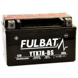 FULBAT YTX7A-BS akumulator motocyklowy SUCHY AGM - kwas dołączony