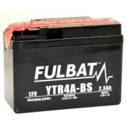 FULBAT YTR4A-BS akumulator motocyklowy SUCHY AGM - kwas dołączony