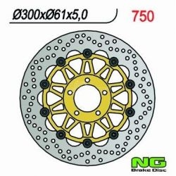 NG750 motocyklowa tarcza hamulcowa 300X61X5 KAWASAKI ZX6R 1995-2002, Z750S 2003-2006 MOTORUS.PL