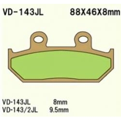 VESRAH VD-143JL Sintered motocyklowe klocki hamulcowe sklep motocyklowy MOTORUS.PL