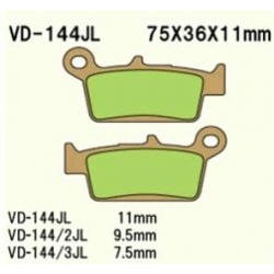 VESRAH VD-144JL Sintered motocyklowe klocki hamulcowe sklep motocyklowy MOTORUS.PL