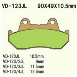 VESRAH VD-123/2JL Sintered motocyklowe klocki hamulcowe sklep motocyklowy MOTORUS.PL