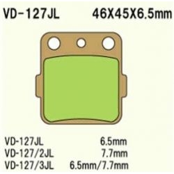 VESRAH VD-127/2JL Sintered motocyklowe klocki hamulcowe sklep motocyklowy MOTORUS.PL