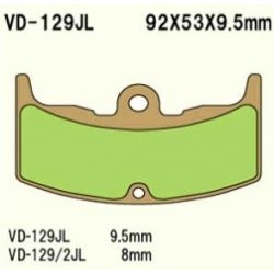 VESRAH VD-129/2JL Sintered motocyklowe klocki hamulcowe sklep motocyklowy MOTORUS.PL