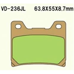 VESRAH VD-236JL Sintered motocyklowe klocki hamulcowe sklep motocyklowy MOTORUS.PL