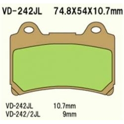 VESRAH VD-242JL Sintered motocyklowe klocki hamulcowe sklep motocyklowy MOTORUS.PL