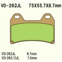 VESRAH VD-262/2JL Sintered motocyklowe klocki hamulcowe sklep motocyklowy MOTORUS.PL