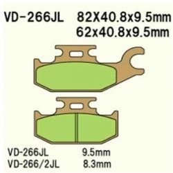 VESRAH VD-266JL Sintered motocyklowe klocki hamulcowe sklep motocyklowy MOTORUS.PL