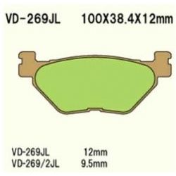 VESRAH VD-269JL Sintered motocyklowe klocki hamulcowe sklep motocyklowy MOTORUS.PL