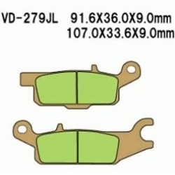 VESRAH VD-279JL Sintered motocyklowe klocki hamulcowe sklep motocyklowy MOTORUS.PL