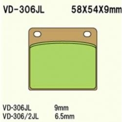 VESRAH VD-306JL Sintered motocyklowe klocki hamulcowe sklep motocyklowy MOTORUS.PL