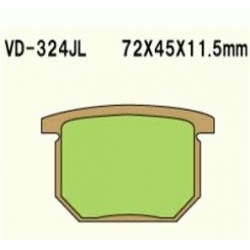 VESRAH VD-324JL Sintered motocyklowe klocki hamulcowe sklep motocyklowy MOTORUS.PL