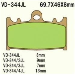 VESRAH VD-344/2JL Sintered motocyklowe klocki hamulcowe sklep motocyklowy MOTORUS.PL