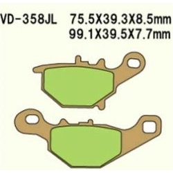 VESRAH VD-358JL Sintered motocyklowe klocki hamulcowe sklep motocyklowy MOTORUS.PL