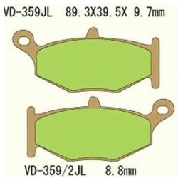 VESRAH VD-359JL Sintered motocyklowe klocki hamulcowe TYŁ Suzuki DL1000 V-Strom 14-, GSX1300R HAYABUSA 08-, GSXR600/750