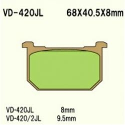 VESRAH VD-420/2JL Sintered motocyklowe klocki hamulcowe sklep motocyklowy MOTORUS.PL