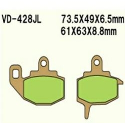 VESRAH VD-428JL Sintered motocyklowe klocki hamulcowe sklep motocyklowy MOTORUS.PL