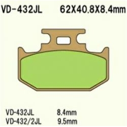 VESRAH VD-432JL Sintered motocyklowe klocki hamulcowe sklep motocyklowy MOTORUS.PL