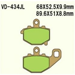 VESRAH VD-434JL Sintered motocyklowe klocki hamulcowe sklep motocyklowy MOTORUS.PL