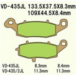 VESRAH VD-435JL Sintered motocyklowe klocki hamulcowe sklep motocyklowy MOTORUS.PL