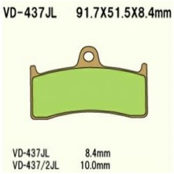 VESRAH VD-437/2JL Sintered motocyklowe klocki hamulcowe sklep motocyklowy MOTORUS.PL