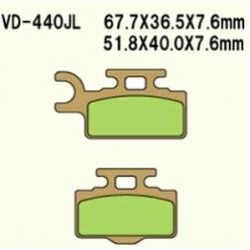 VESRAH VD-440JL Sintered motocyklowe klocki hamulcowe sklep motocyklowy MOTORUS.PL