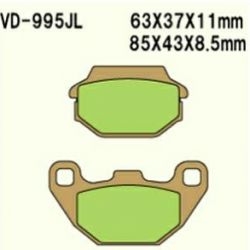 VESRAH VD-995JL Sintered motocyklowe klocki hamulcowe sklep motocyklowy MOTORUS.PL