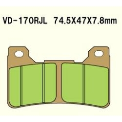 VESRAH VD-170RJL RACING klocki hamulcowe sklep motocyklowy MOTORUS.PL