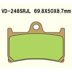 VESRAH VD-248SRJL SUPER RACING klocki hamulcowe sklep motocyklowy MOTORUS.PL