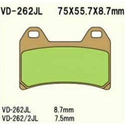 VESRAH VD-262RJL RACING klocki hamulcowe sklep motocyklowy MOTORUS.PL