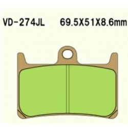 VESRAH VD-274SRJL SUPER RACING klocki hamulcowe sklep motocyklowy MOTORUS.PL
